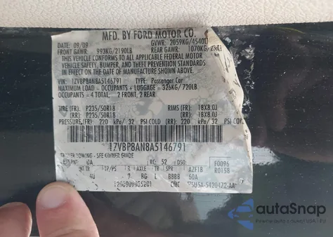 2010 Ford Mustang V6 Premium from USA, damaged, VIN 1ZVBP8AN8A5146791